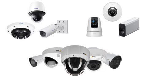 監視カメラ・防犯カメラのの種類（例）